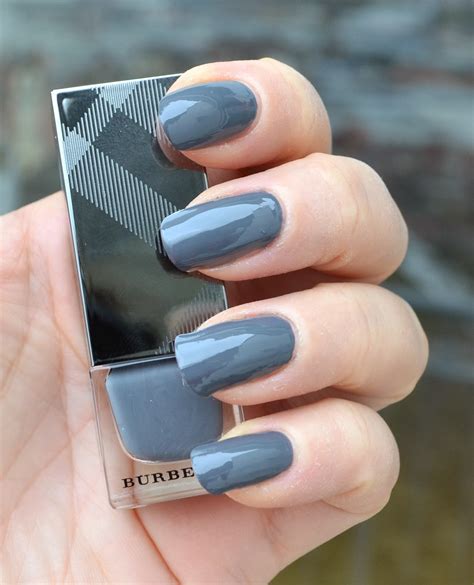 burberry acrylic nails|burberry nail polish steel grey.